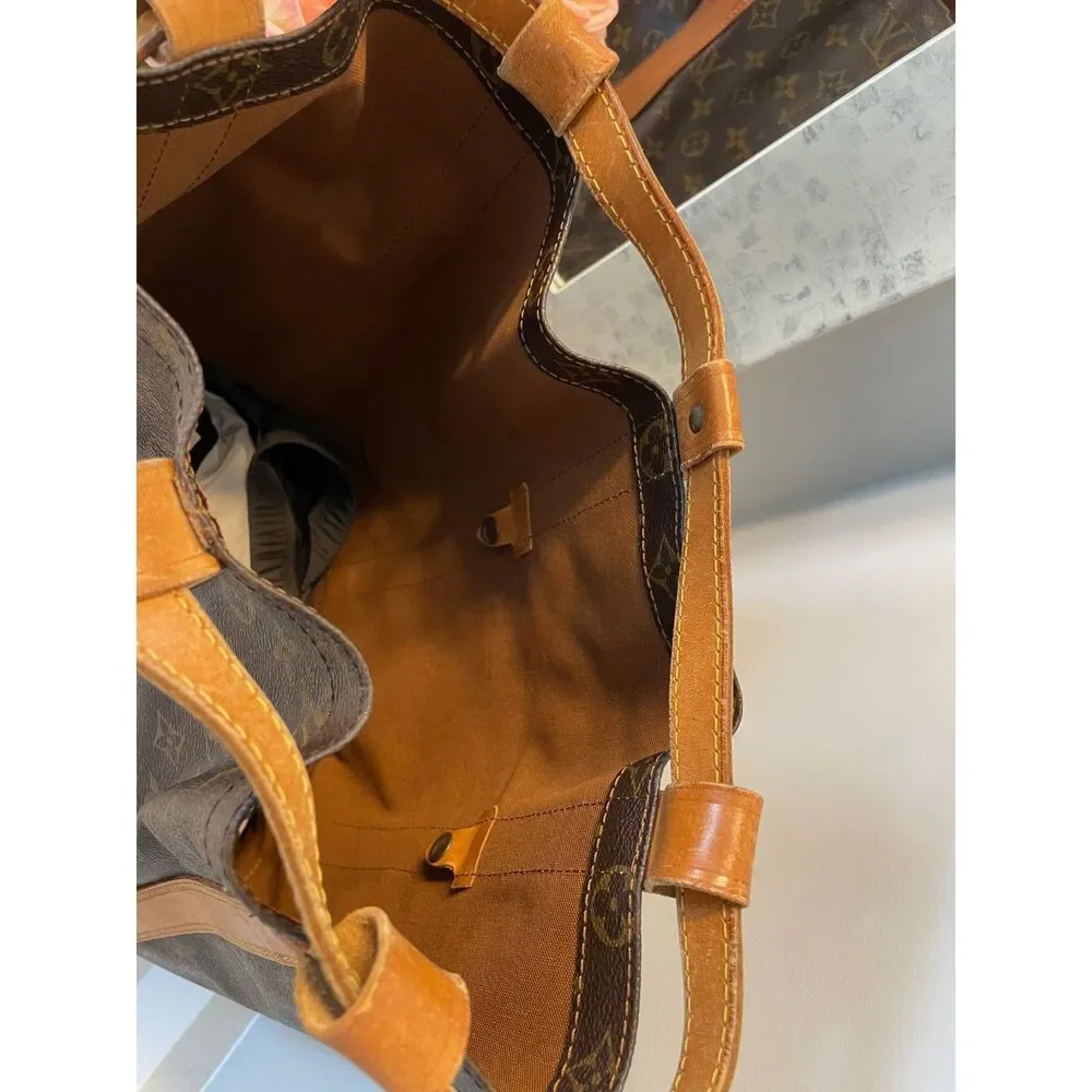 Louis Vuitton Authentic Randonnee PM Monogram Hobo Backpack Bag